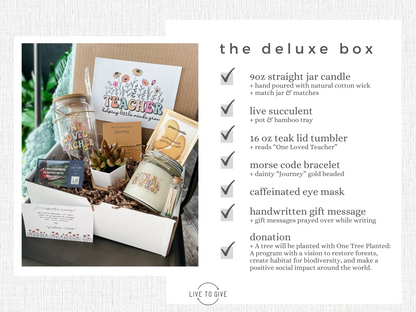 succulent care package Teacher Care Package – Live to Give