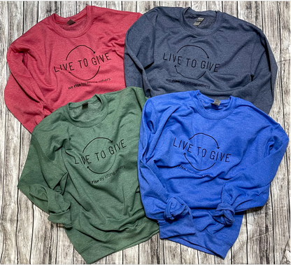 Live to Give Cozy Crew Sweatshirt