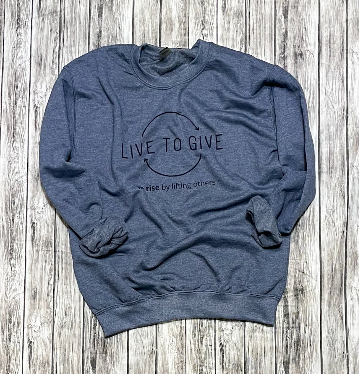 Live to Give Cozy Crew Sweatshirt