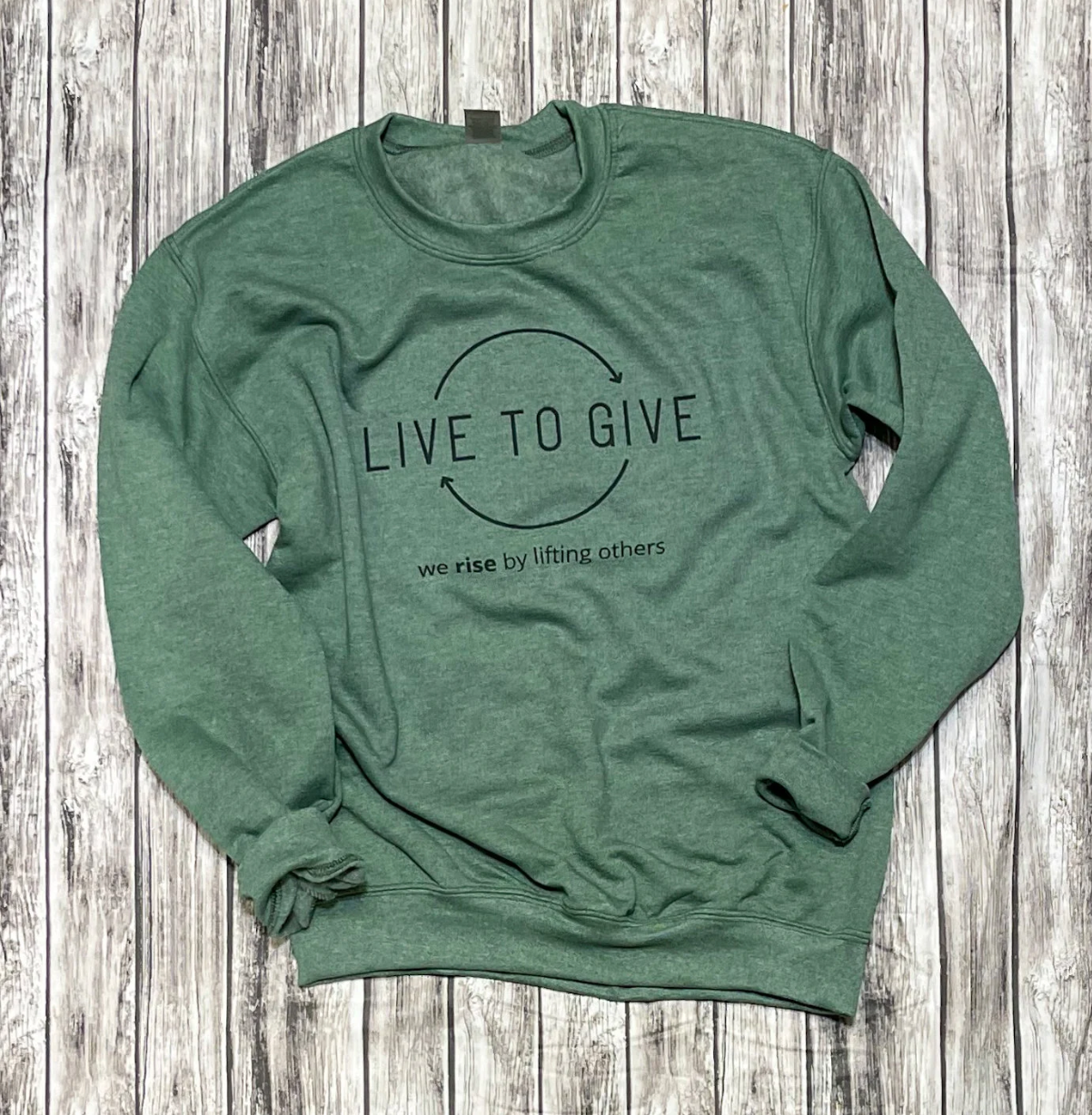 Live to Give Cozy Crew Sweatshirt