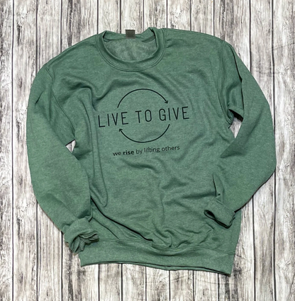 Live to Give Cozy Crew Sweatshirt